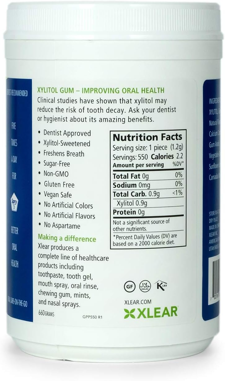 Spry Fresh Natural Peppermint Gum - Sugar Free - Image 3